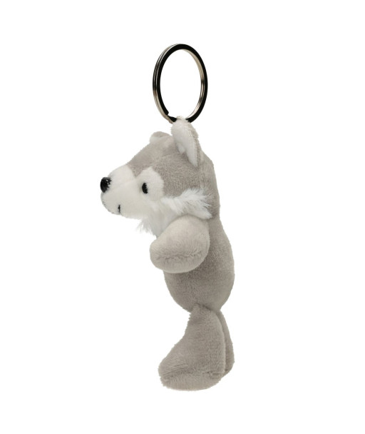 Plush Wolf Keychain with Lithuanian Flag